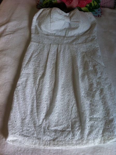 Vestido Branco Laise Renda Tule