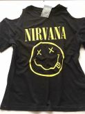 T-shirt feminina Nirvana