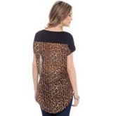 Blusa Onça Chifon Leopardo Print Animal